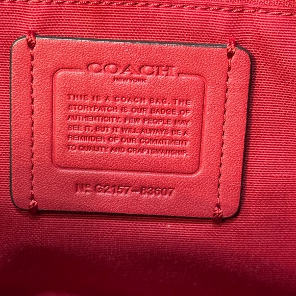 Coach Rowen Satchel Bag in Signature Canvas - Picture 7 of 7